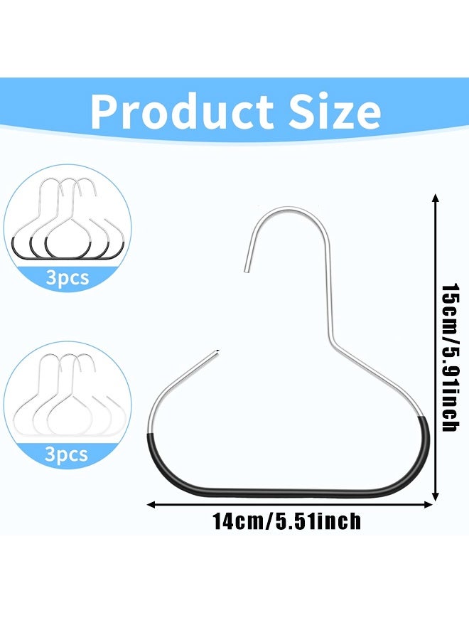6 Packs Hat Hangers for Closet, Premium Hat Organizer,Cap Rack for Organizers and Storage, for Belt, Scarf, Tie, Purse - Image 2